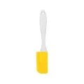 Small silicone spatula with metal handle yellow baking scraper for cake cream and jam - Small Yellow