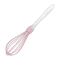 Rosa Silikon Schneebesen fuer Eier schlagen und Backen, Kueche Handwerkzeug Geraet. - Rosa
