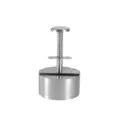 Stainless Steel Burger Press Manual Patty Maker Kitchen Tool Round Meat Press Mold - S