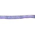 Purple glitter velvet ribbon for DIY handmade hair bow accessories and sewing crafts. - Deep Purple