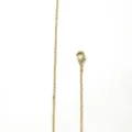 Dettaglio catena gioiello placcata oro collana o bracciale con classica chiusura a moschettone. - Catena a O
