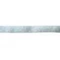 Glitter velvet ribbon detail shot, sparkling silver thread ribbon for DIY crafts and hair bows. - 24 Light Blue