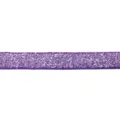 Macro detail view of purple glitter velvet ribbon, ideal for DIY hair bows and craft projects. - 13 Purple