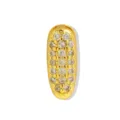 Vergulde Prachtige Micro Pave Zirkon Bubble Hanger DIY Armband Ketting Sieraden - Gouden Letter I Hanger