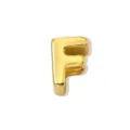 Colgante de letra F bañado en oro accesorio DIY para pulsera y joyería personalizada - Precio por una sola letra / Oro F