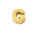 Dije colgante de letra G dorada para pulsera DIY fabricación de joyas, chapado en oro. - Precio por una sola letra / Oro G