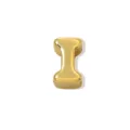 Colgante de Letra I Bañado en Oro para Pulsera DIY Collar Accesorio de Joyeria - Precio por una sola letra / Oro I