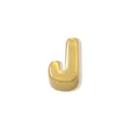 Colgante de letra J de oro para fabricación de pulseras DIY accesorio chapado en oro - Precio por una sola letra / Oro J
