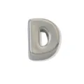 Dije Letra D de Plata Abalorio Metal Accesorio Pulsera DIY para Fabricación Joyas 1ud - Precio por una sola letra / Platino D