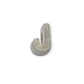 Colgante de letra J plateada inflada para accesorios de joyería de pulsera y collar. - Precio por una sola letra / Platino J