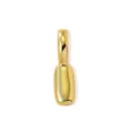 Minimalist 18K gold plated brass letter pendant DIY necklace bracelet jewelry accessory charm - Gold Style I