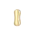 18k verguld koper ballon letter hanger DIY bedel voor ketting armband detailweergave. - Letter I - Goud