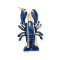 Bleu or homard pendentif collier plage vacances mode bijoux femmes acrylique accessoire - Pendentif Uniquement / Bleu foncé