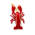 Magnifique collier avec pendentif homard rouge au style marin de plage pour les femmes. - Pendentif Uniquement / Rouge Foncé