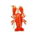 Charmant collier pendentif homard orange vif, bijou de vacances à la plage pour les femmes. - Pendentif Uniquement / Orange