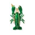 Pendentif collier homard vert pour femme, accessoire bijoux de plage marin élégant. - Pendentif Uniquement / Vert