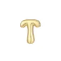 18k vergulde opgeblazen letter T hanger charmante gladde ballon DIY sieraden accessoire - Letter T - Goud