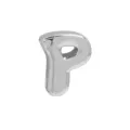 Zilveren ballon letter P hanger DIY bedel voor ketting armband mode sieraden accessoires - P-Platina