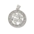 Koperen vergulde dierenriem hanger ketting Boogschutter sieraden DIY accessoires - Zilver / Boogschutter