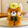 Cute red panda plush toy cute animal stuffed doll table companion cute plushie pendant - Raccoon