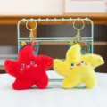 Cute starfish plush keychain bag pendant soft marine animal toy cute accessory pair - Starfish (1 Random Color)