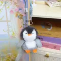 Adorable cute penguin plush keychain, healing style animal toy bag pendant accessories - Penguin