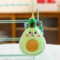 Mignon porte-clés en peluche avocat sac de fruits moelleux pendentif mini jouet cadeau déco - Avocat / Pendentif de qualité supérieure 4 pouces