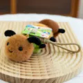 Porte-clés en peluche chenille duveteux, mini pendentif de sac à dos mignon pour clés. - Chenille / Pendentif de qualité supérieure 4 pouces