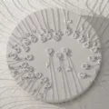 Silberne Mikro-Pave Zirkonia Alphabet Buchstabe Anhänger Halskette Mode Schmuck Set - Buchstabe A / Weißgold