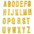 Grosse 26 Buchstaben Charms vergoldet Messing DIY Anhaenger fuer Halskette Armband Dekor. - Buchstabe A / Gold