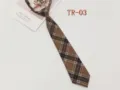 Women plaid necktie JK uniform pre-tied lazy tie brown retro academy style school uniform - TR-03