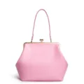 Bolso de mano rosa con cierre de beso asa superior bolso de hombro elegante retro - 2605# Rosa fucsia