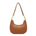 Bolso de hombro marron chic para mujer, elegante bolso baguette hobo minimalista para verano. - 8050# Marrón
