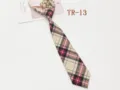 Pre-tied plaid JK necktie for women, cute Japanese school uniform lazy tie accessory. - TR-13