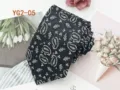 Classic black paisley jacquard necktie for men business casual formal wear accessory necktie - YG2-05