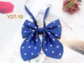 Blue Polka Dot JK Bow Tie Cute Kawaii School Uniform Ribbon Neckwear Accessory Chic - Sapphire Blue