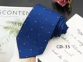 Men's business necktie 8cm classic formal wear professional jacquard polyester blue tie - CD-35