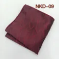Pochette de costume pour homme en polyester avec design à rayures abstraites élégantes. - NKD-09