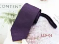 Purple business men's necktie with fine textured pattern, elegant formal wear accessory. - LLD-04