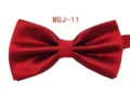 Rossa farfalla con motivo a griglia dettaglio, accessorio elegante per abito da nozze. - MGJ-11 Rosso
