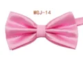 Farfallina rosa strutturata da uomo, classico design a doppio strato per abiti da cerimonia. - MGJ-14 Rosa
