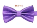 Farfallina da uomo viola testurizzata, elegante papillon formale per matrimoni e abiti. - MGJ-16 Viola