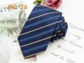 JK uniform necktie striped business casual tie jacquard striped fashion neck accessory - JKC-26