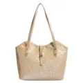 Stijlvolle grote capaciteit casual tote tas voor dames dagelijkse schoudertas chic - Khaki