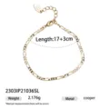 Minimalistiko Vrachioli Figaro 17+3cm Chryso Chalkos Vasiko Stivazomeno Gynaikeio - Χρυσή Αλυσίδα Figaro