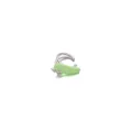 Orecchino cuff smalto verde doppia fascia zircone senza piercing cartilagine mod. - Stile 3 (Pezzo Singolo)