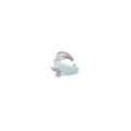 Manchette d'oreille élégante en émail froid bleu clair avec zircon brillant design d'étoile. - Style 6 (Pièce Unique)