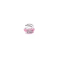 Manchette d'oreille nœud émail rose sans piercing clip bijoux fantaisie tendance mode - Style Nœud 1 (Pièce Unique)