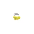 Manchette d'oreille en émail coloré avec zirconia, bijou élégant sans piercing pour femme. - Style Bonbon Zirconia 2 (Pièce Unique)