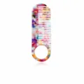 Marble Pattern Acetate Hair Comb Anti-Static Multi-Functional Pocket Comb for Daily - Comb With Hole / Multicolored